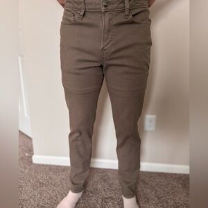 Brown Slim Fit Express Jeans